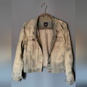 Gap acidwash denim jacket size L